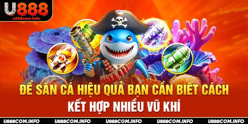 Để săn cá hiệu quả bạn cần biết cách kết hợp nhiều vũ khí